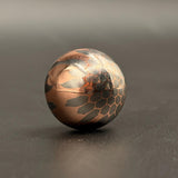Superconductor  Handmade 19mm Ball, Mokume Gane Handmade Beads