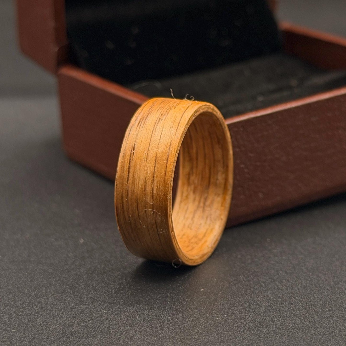Ashwood Wedding Band: Minimalist Bentwood Ring, Handcrafted in USA