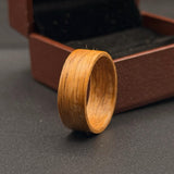 Ashwood Wedding Band: Minimalist Bentwood Ring, Handcrafted in USA